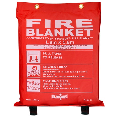 Supplier of Gladious Large Fire Blanket Flash (1.8m x 1.8m) in UAE