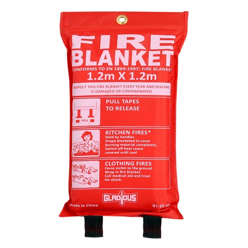 Supplier of Gladious Small Fire Blanket Flash (1.2m x 1.2m) in UAE
